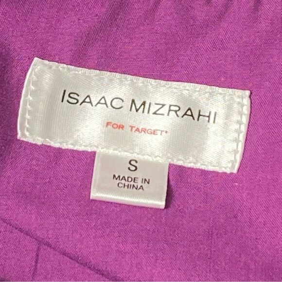 Isaac Mizrahi Purple Paisley Printed Standing Collar Velvet Blazer Women's Small - Picture 5 of 16